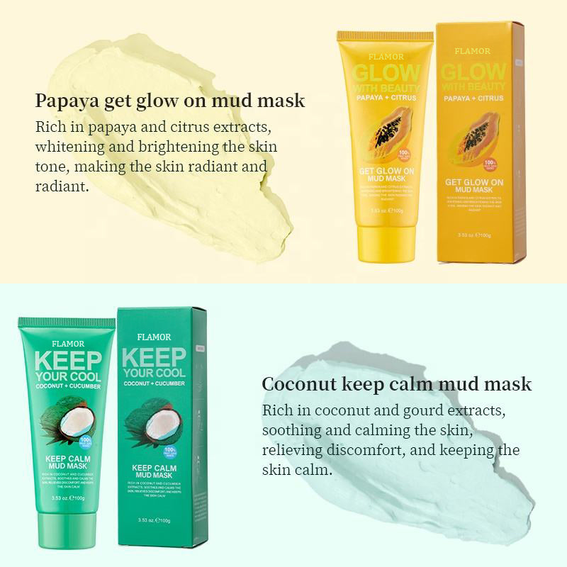 Clay Face Mud Masks| 4 pcs